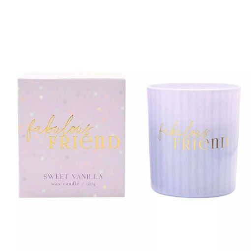 Picture of CONFETTI CANDLE FABULOUS FRIEND